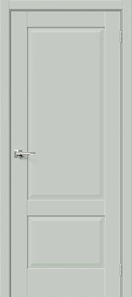 Межкомнатная Дверь Эмалит Bravo Прима-12 Grey Matt 600x2000, 700x2000, 800x2000, 900x2000мм / Браво.