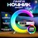 Ночник-колонка RGB Smart Light Sound Machine, луна, белая