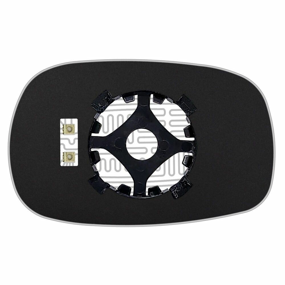 фото Зеркальный элемент левый SSANG YONG Rexton I с 2002 по 2007 год выпуска, асферика нейтральный с обогревом 87500606