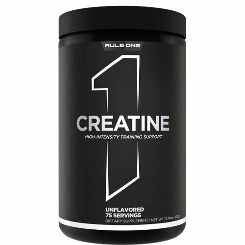 Rule One (R1), Creatine monohydrate, Креатин моногидрат, 75 порций, 390 гр. чистый креатин из турции без вкуса pump creatine 350 гр 70 порций моногидрат