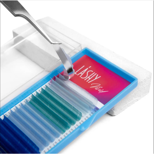 Ресницы цветные LASHY Vivid Frost MIX M 0.10 10-13 mm (16 линий)