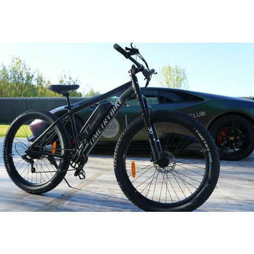 Электровелосипед полуфэтбайк Time Try 2757s Алюминиевая рама 17 Мотор 36V250W Взрослый Спортивный черный 59900₽