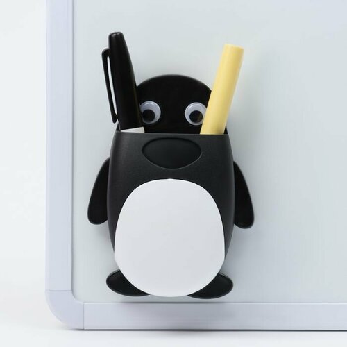 Магнитная универсальная подставка для маркеров и губок Пингвин 35х9х125см 656₽