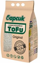 Наполнитель для кошачьего туалета Барсик TOFU / тофу Original Комкующийся 4,54л