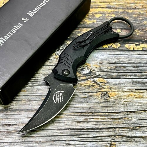 Нож складной Bastinelli Creations BAS18 Mako Folder, Black Blade, Black Handle