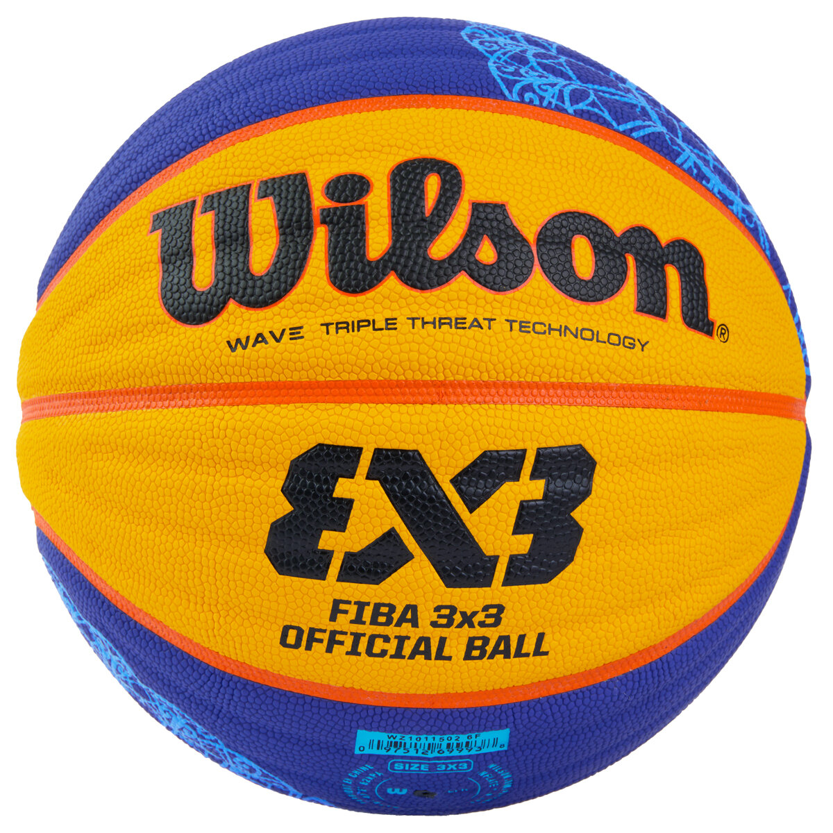 Мяч баскетбольный Wilson FIBA3x3 Official Paris 2024 WZ1011502XB6F, FIBA Approved, размер 6