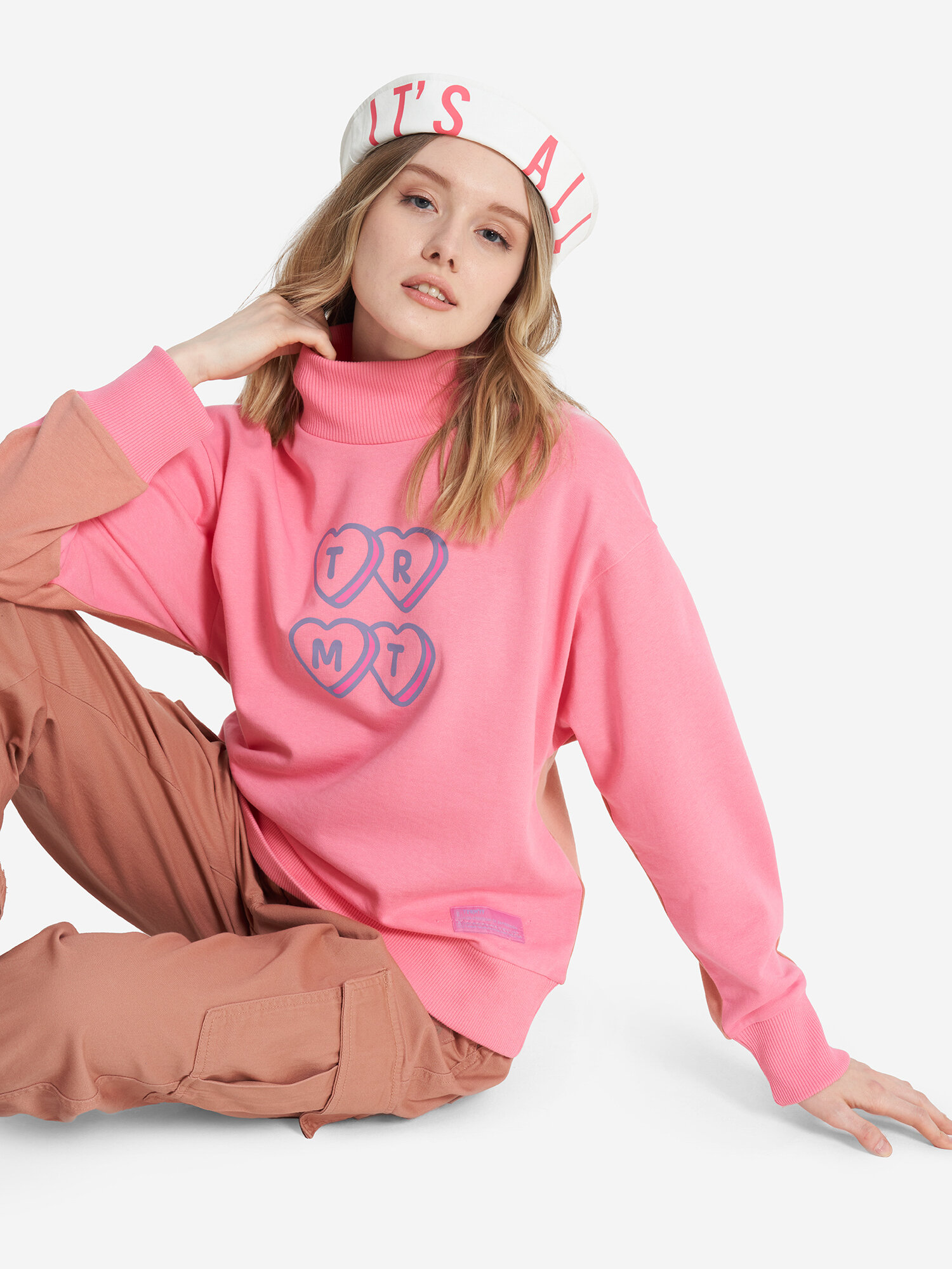 фото Свитшот женский Termit Розовый; RUS: 50-52, Ориг: 50-52