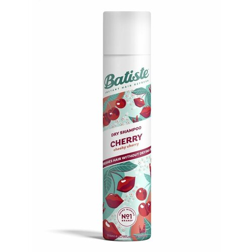 BATISTE, Сухой шампунь Cherry, 200 мл batiste сухой шампунь bare с легким ароматом для очищения кожи головы 200 мл