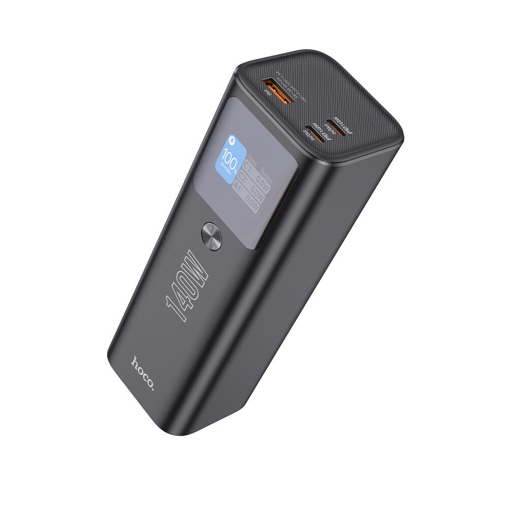 Внешний аккумуляор Power bank Hoco Q17 Electric PD140W 25000mAh, Черный