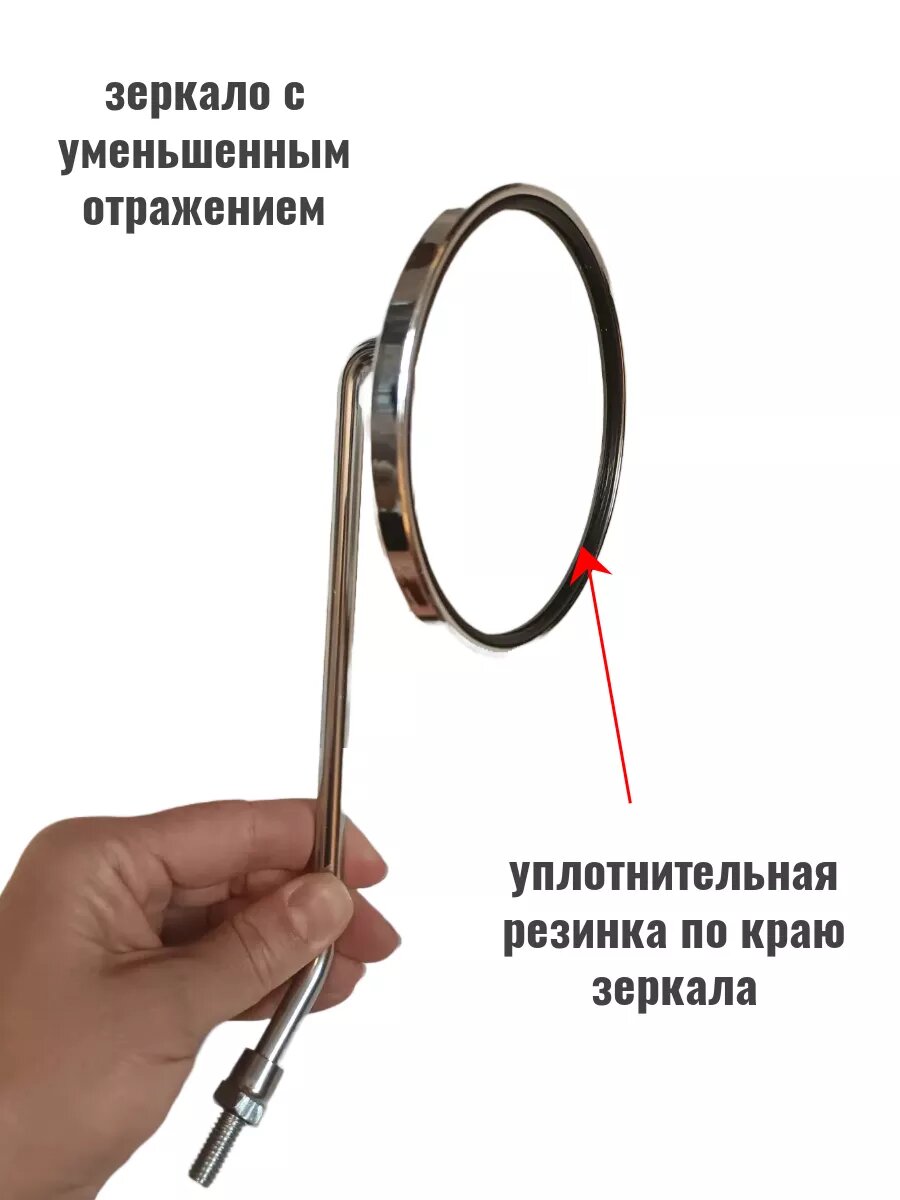 Зеркала на мотоцикл заднего вида 8 мм — фото 1