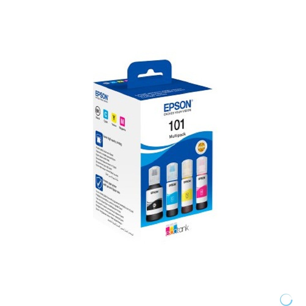 EPSON C13T03V64A Контейнер 101 набор чернилл для L4150, L4160, L4260, L6160, L6170, L6190, L6290, L14150, 127 мл. 4