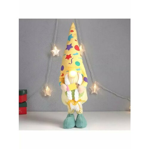 Кукла интерьерная свет Бабусечка в ярком наряде с каранда 1109₽