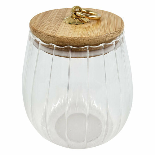 Банка для сыпучих продуктов 680 мл Unigood с крышкой стекло a0009-01 690₽