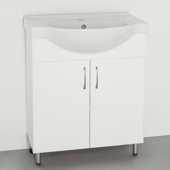 фото Тумба с раковиной Style line Эко Стандарт №23 белая (4650134471922, S-UM-ERI70/1-w)