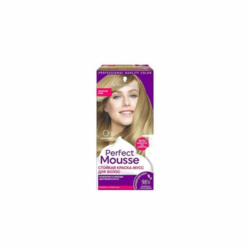 Стойкая краска-мусс Perfect mousse PERFECT MOUSSE кол-во 1шт 950 Золотистый блонд 1951₽