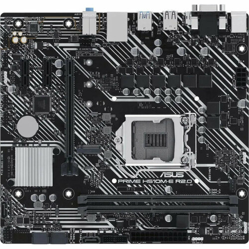 Материнская плата ASUS PRIME H510M-E R20 s1200 H470 M2 DP HDMI AURA MB 1206700₽