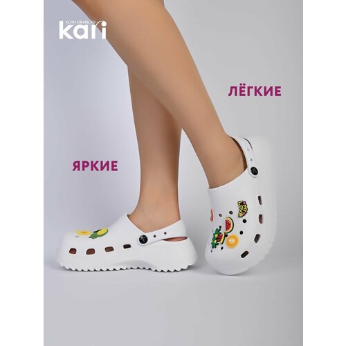 фото Сабо kari, размер 40, белый