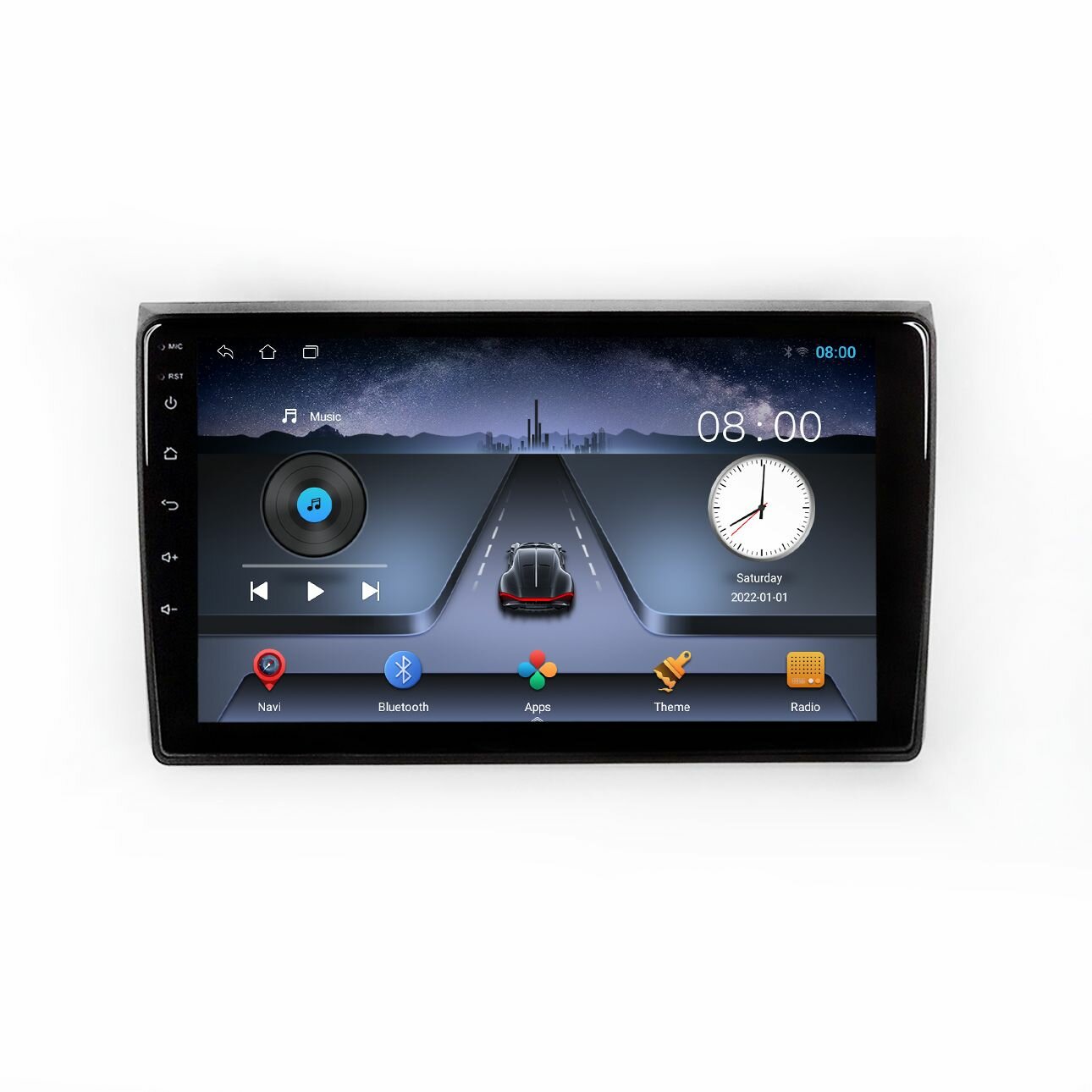 Автомагнитола Qled на Audi A4 B6B B6 2001-2009 Android 2/32GB