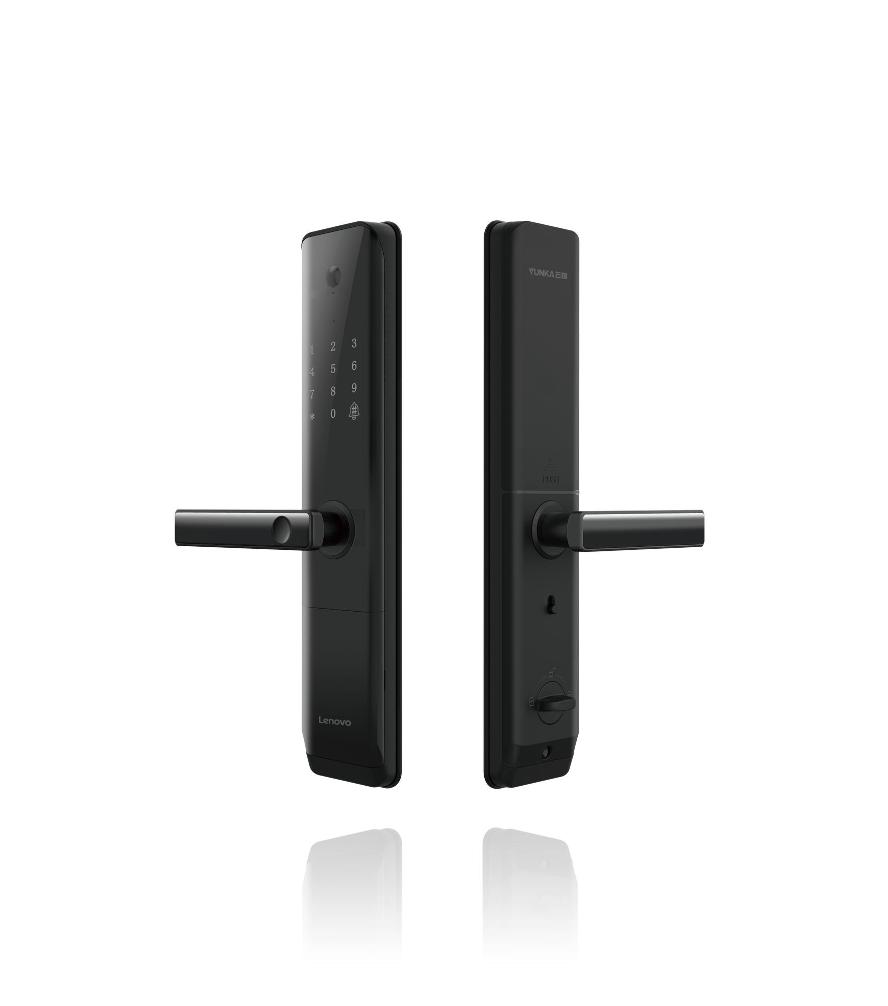 Умный дверной замок Lenovo Smart Lock E3 PRO, врезной, биометрический, электронный, с видеодомофоном, TUYA