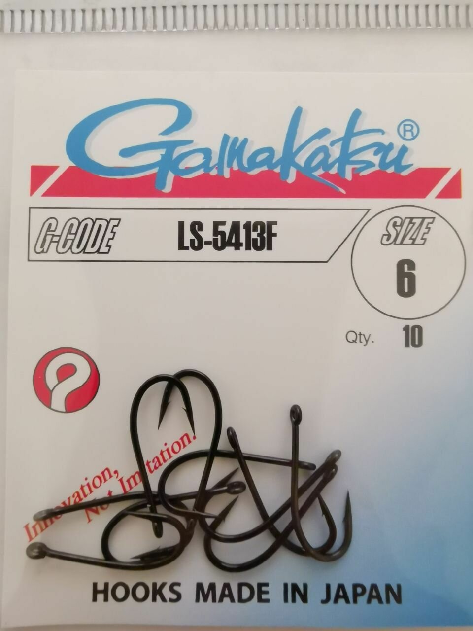 Крючок Gamakatsu Hook LS-5413F №6 (10шт)