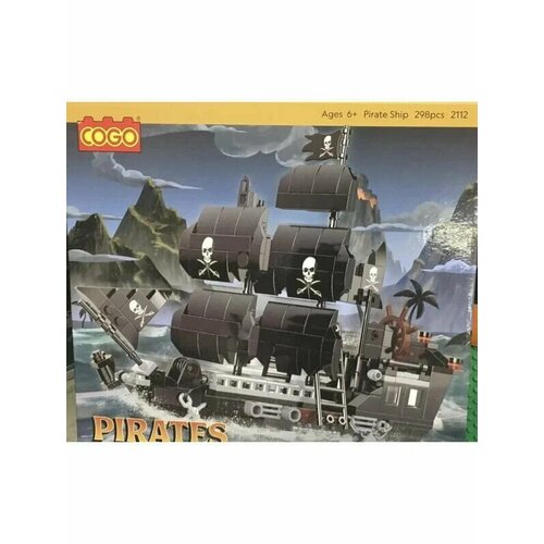 Конструктор пираты 296 дет 2112 1500₽
