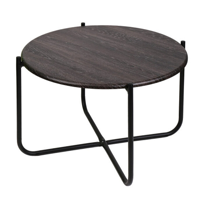 фото Стол журнальный Nika Haushalt HHST2/2 (Дуб дымчатый/белый)