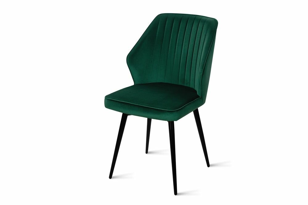 фото Стул B141-m LIGHT GREY VL08 BK с поворотным механизмом для кухни, велюр светло-серый, черные ножки, 50х63х82 см