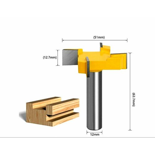 Фреза для выравнивания поверхности Хвостовик 12 мм 1300₽