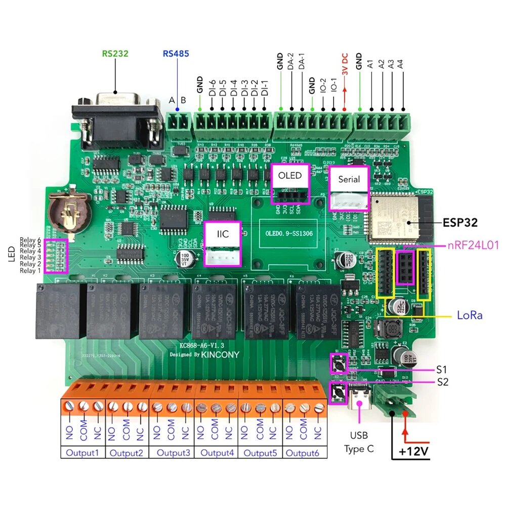 Умный дом, помощник, релейный переключатель, модуль «сделай сам», Wi-Fi/Bluetooth ESP32, макетная плата MQTT TCP Web HTTP ESPhome Tasmota — фото 1