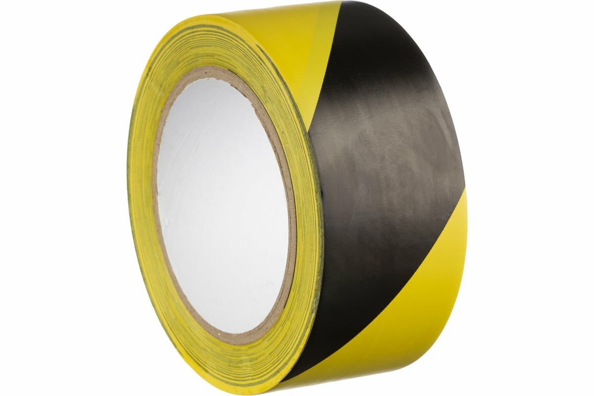 Mehlhose GmbH Лента ПВХ для разметки толщина 150 МКМ цвет желто-черный 50 мм х 33 м KMSW05033