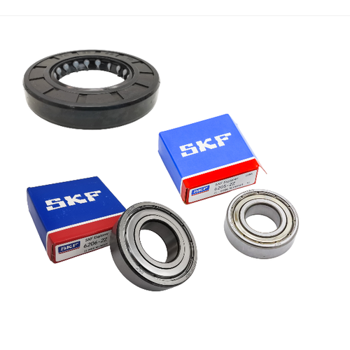 Комплект для ремонта бака стиральной машины Electrolux AEG Zanussi Ardo подшипник 6205 ZZ SKF 6206 ZZ SKF сальник 356210 со смазкой 905₽