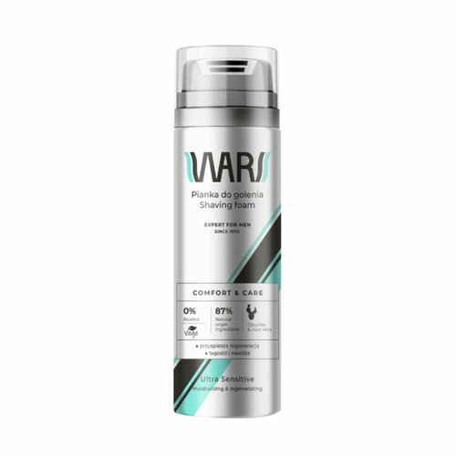 Wars Мужской Expert for Men Ultra Sensitive Пена для бритья для чувствительной кожи 200мл