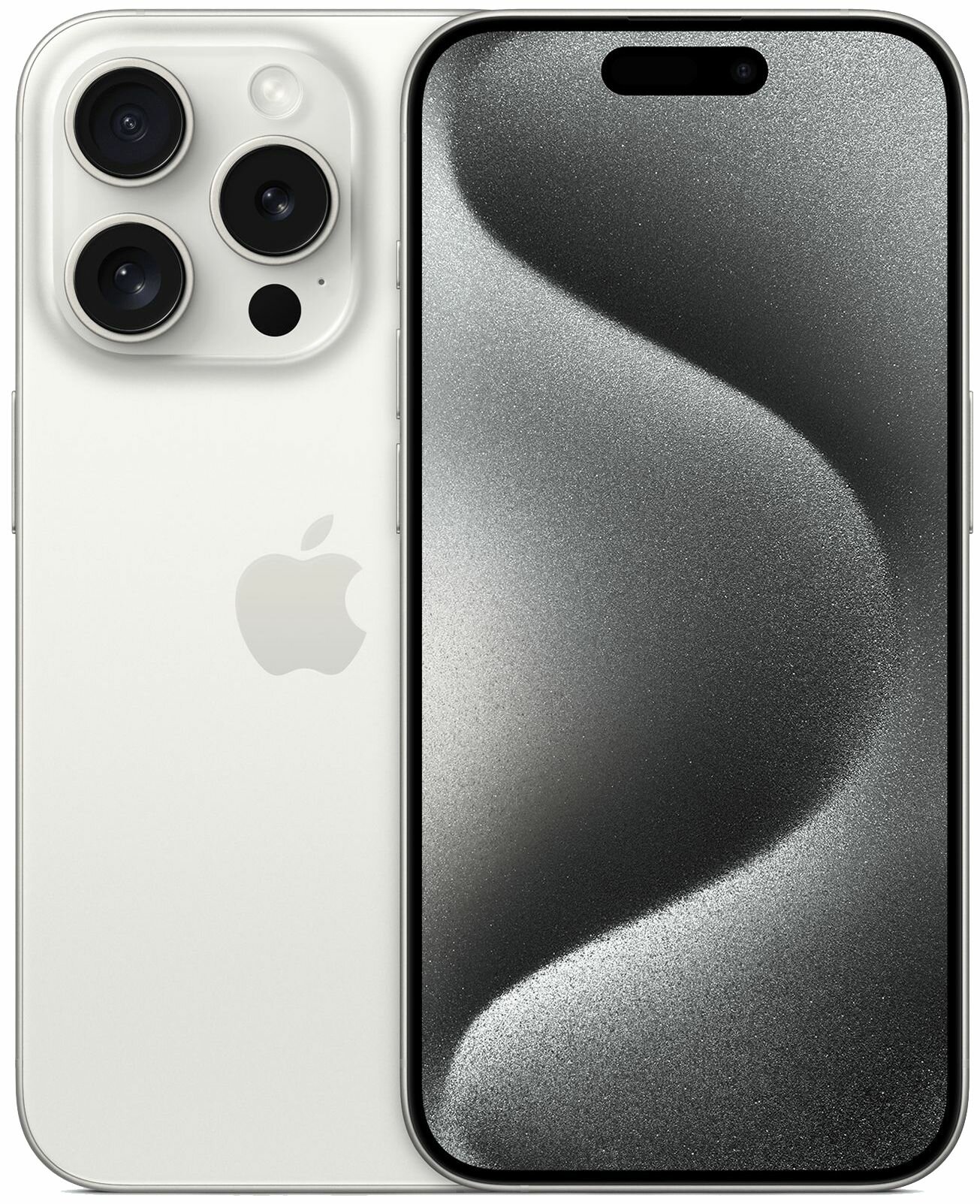 Cмартфон Apple iPhone 15 Pro A3101 1Tb white titan 3G 4G 1Sim 6.1" OLED 1179x2556 iOS 17 48Mpix 80 (без RuStore) — фото 1