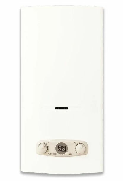 Колонка газовая VilTerm S11 /БЕЛ 21 кВт автомат. розж газ-контроль дисплей открытая кам. сгорания/Россия