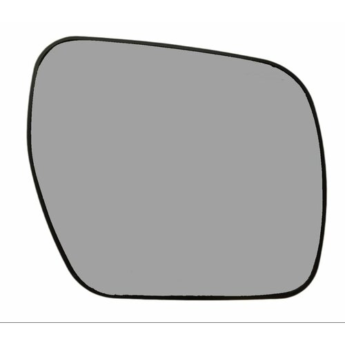 Зеркальный элемент правый с обогревом и внешней окантовкой для Mitsubishi Pajero IV(4) 2007-2023 года выпуска.