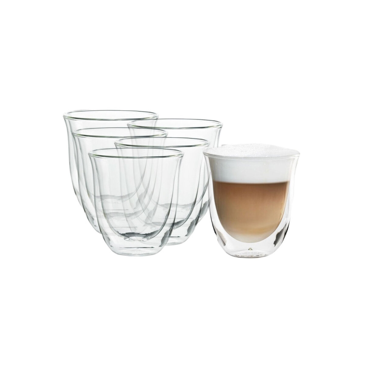 Чашки для капучино DeLonghi Creamy Collection DLSC301 (6 чашек) — фото 1