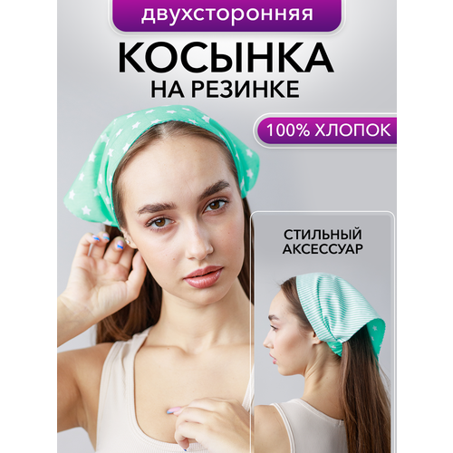 фото Бандана fabrika tekstilya для женщин, размер 54-57, мятный