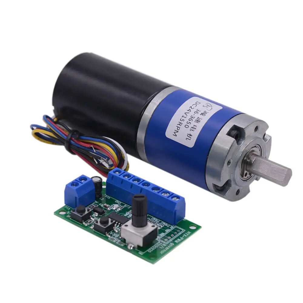 Миниатюрный бесщеточный планетарный мотор-редуктор 36-3650, Motor, 12V, 120 rpm