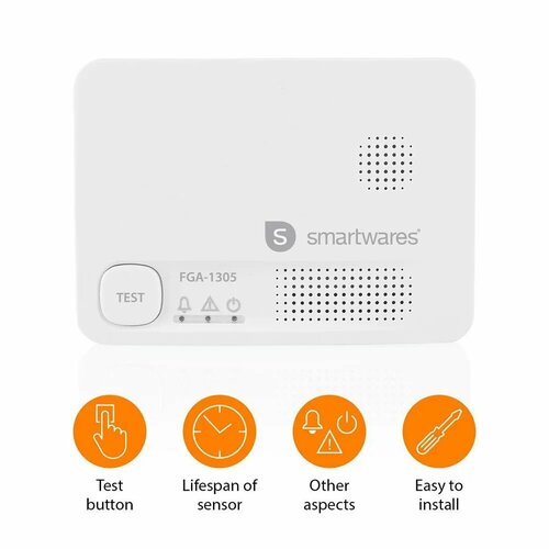 Детектор угарного газа Smartwares FGA-13051 2500₽