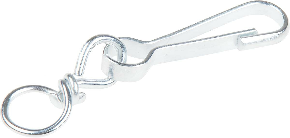 Карабин с вертлюгом STARFIX тип А 100 мм оцинкованная сталь (SMP-66945-1)