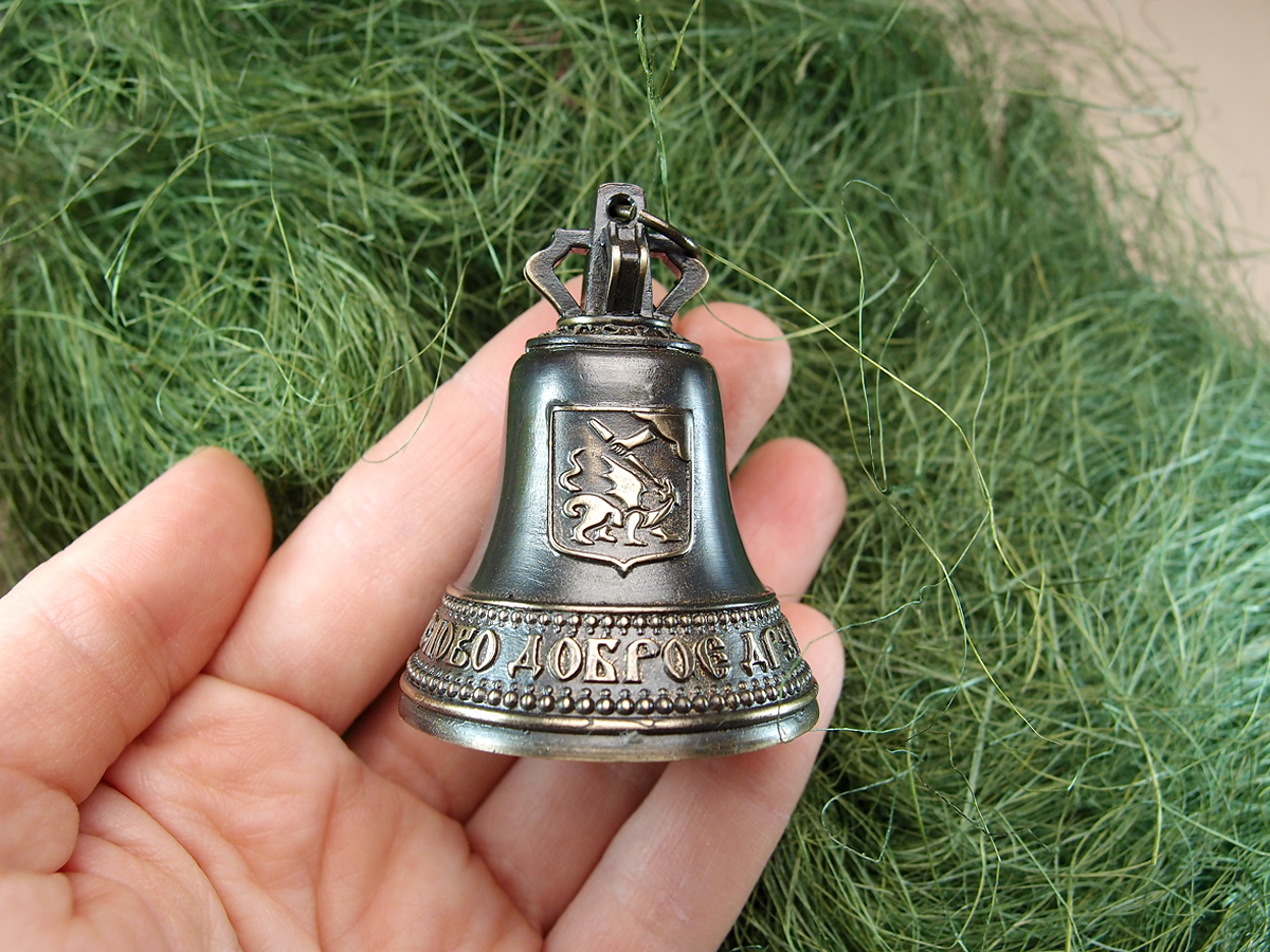 Колокольчик № 3. «Герб Егорьевска». Тонированный — фото 1