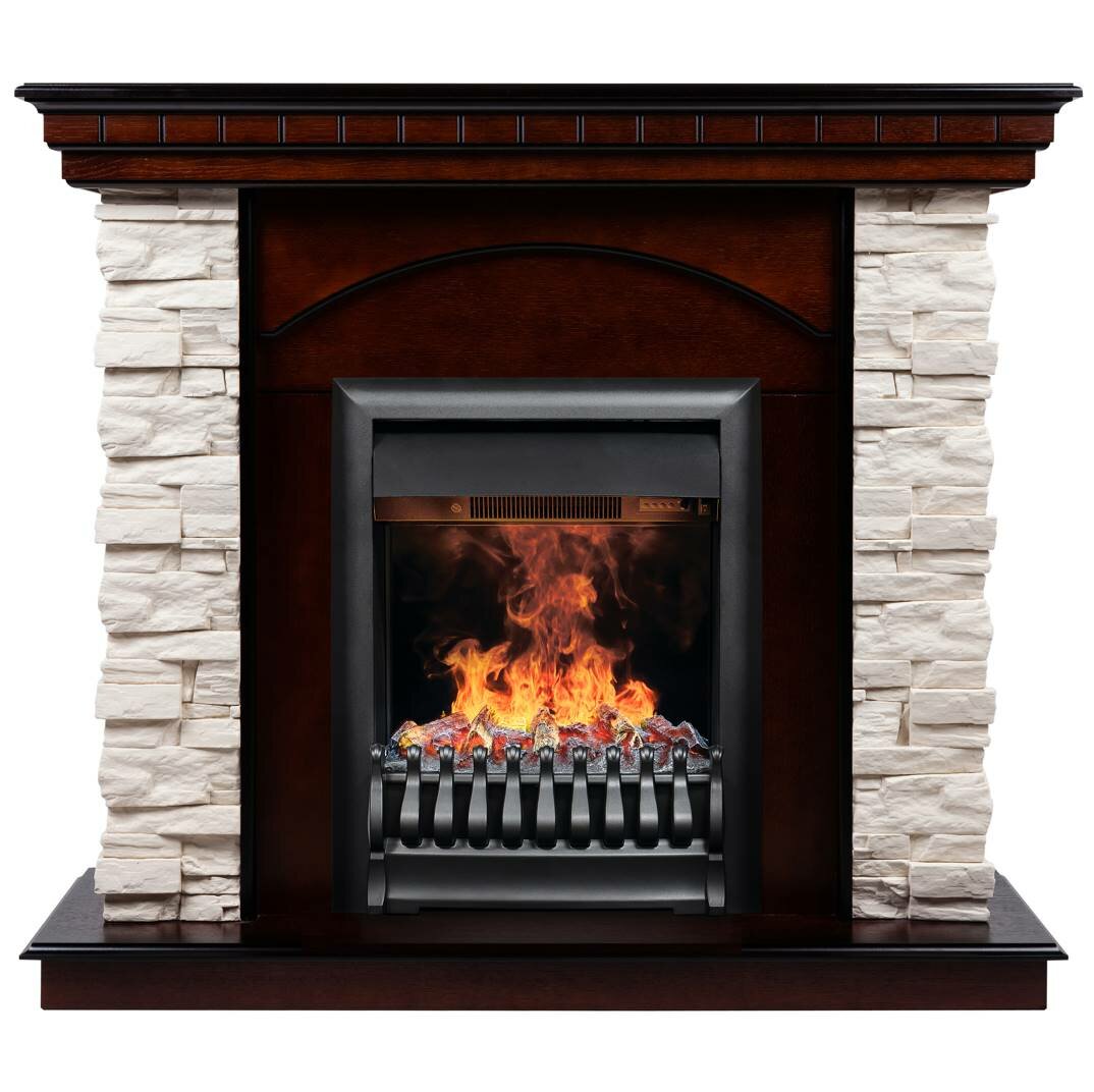 Камин RealFlame Elford AO с очагом 3D Oregan