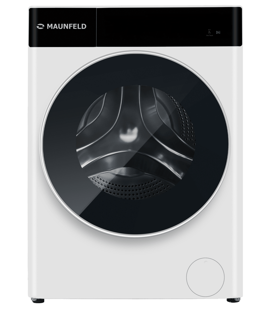 Стиральная машина с фронтальной загрузкой Maunfeld MFWM129WH05, 9 кг, 1200 об/мин, глубина 52.5 см, белый, Китай