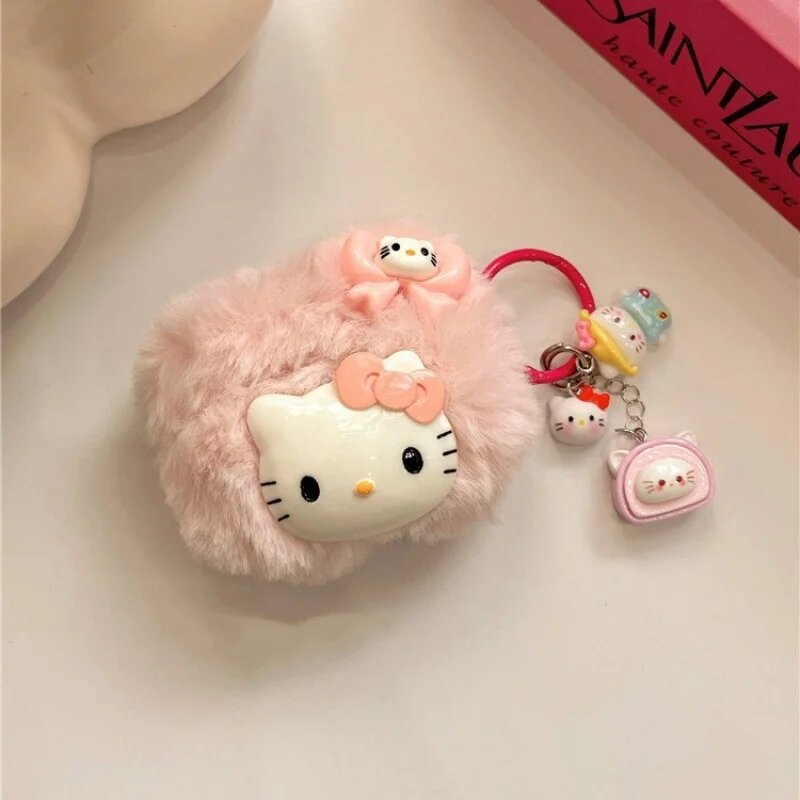 MINISO Плюшевый чехол Hello Kitty для Airpods — купить в интернет
