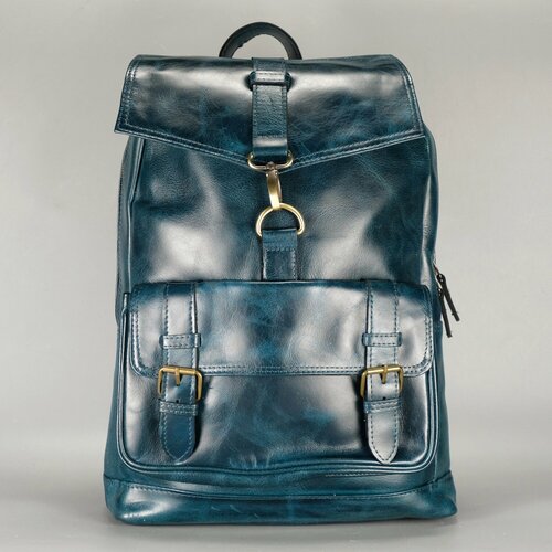 Рюкзак Mantica, фактура гладкая, синий