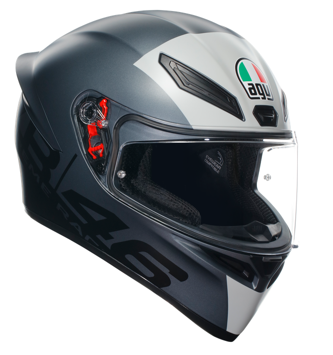 Мотошлем интеграл AGV K1 S LIMIT 46, серый, мужской, размер XXL