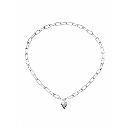фото Колье strekoza collection, металл, длина 59 см, серебристый