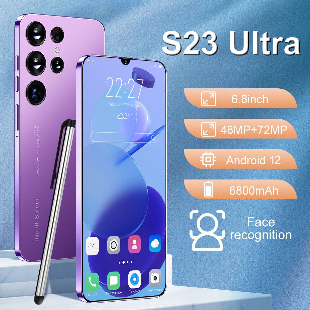 Смартфон Nuyoah S23, 16GB/1TB, Qualcomm Snapdragon 8 Gen2, blue