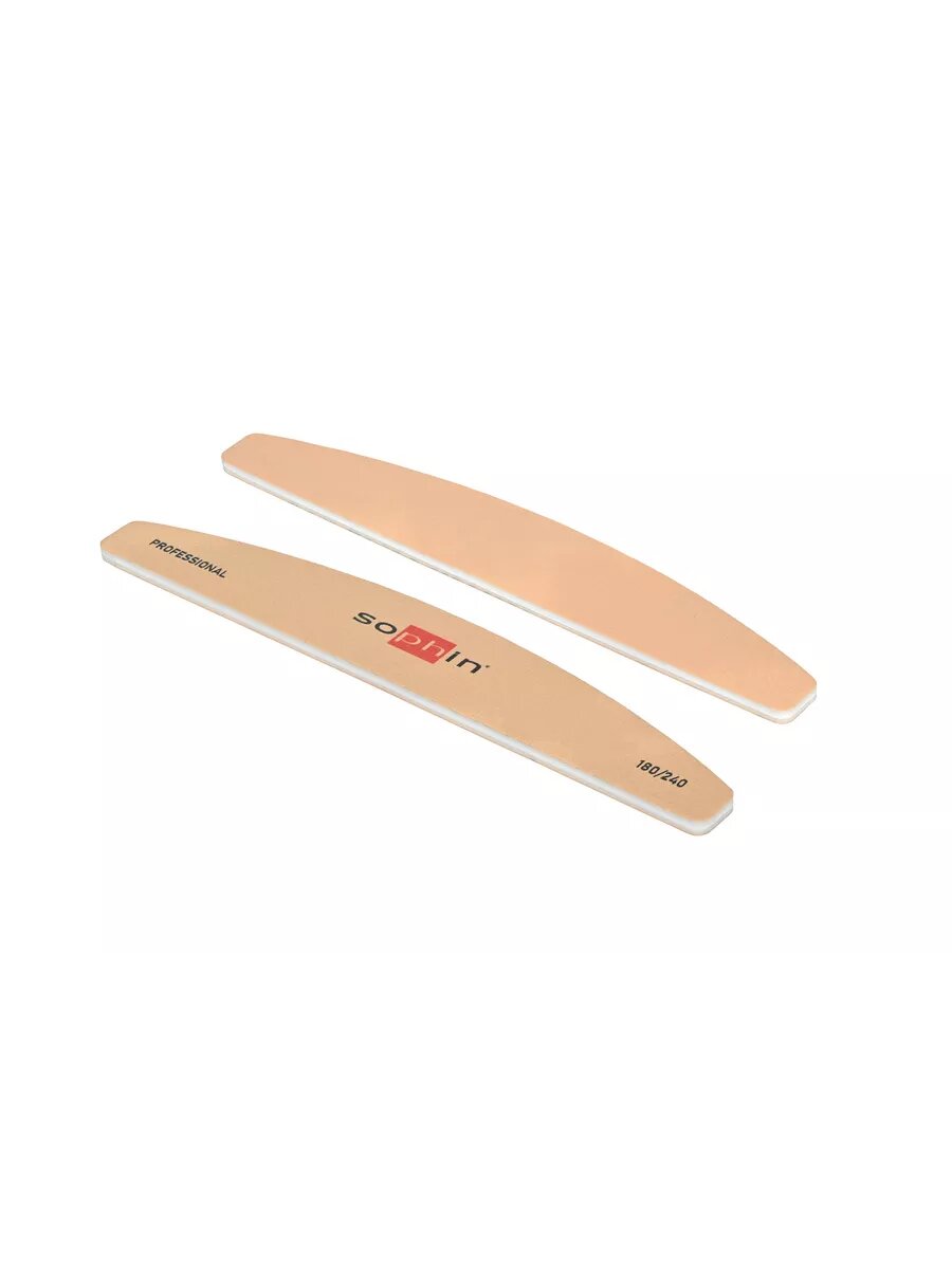 Изображение SOPHIN Пилка для ногтей, пилочка профессиональная абразив 180/240