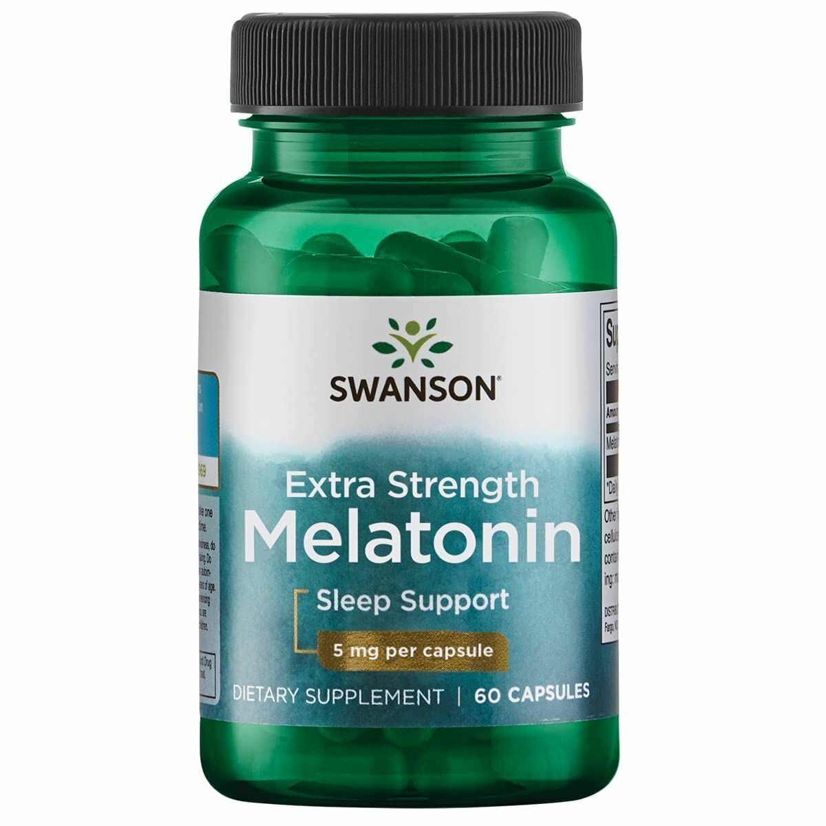 Мелатонин для здорового сна Swanson Melatonin 5 мг. 60 капсул